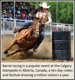 Calgary Stampede Barrel Racing